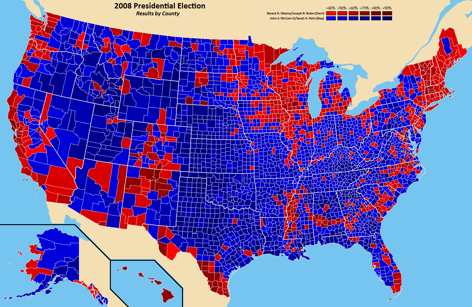 USA. Presidential Election 2008 Electoral Geography 2.0